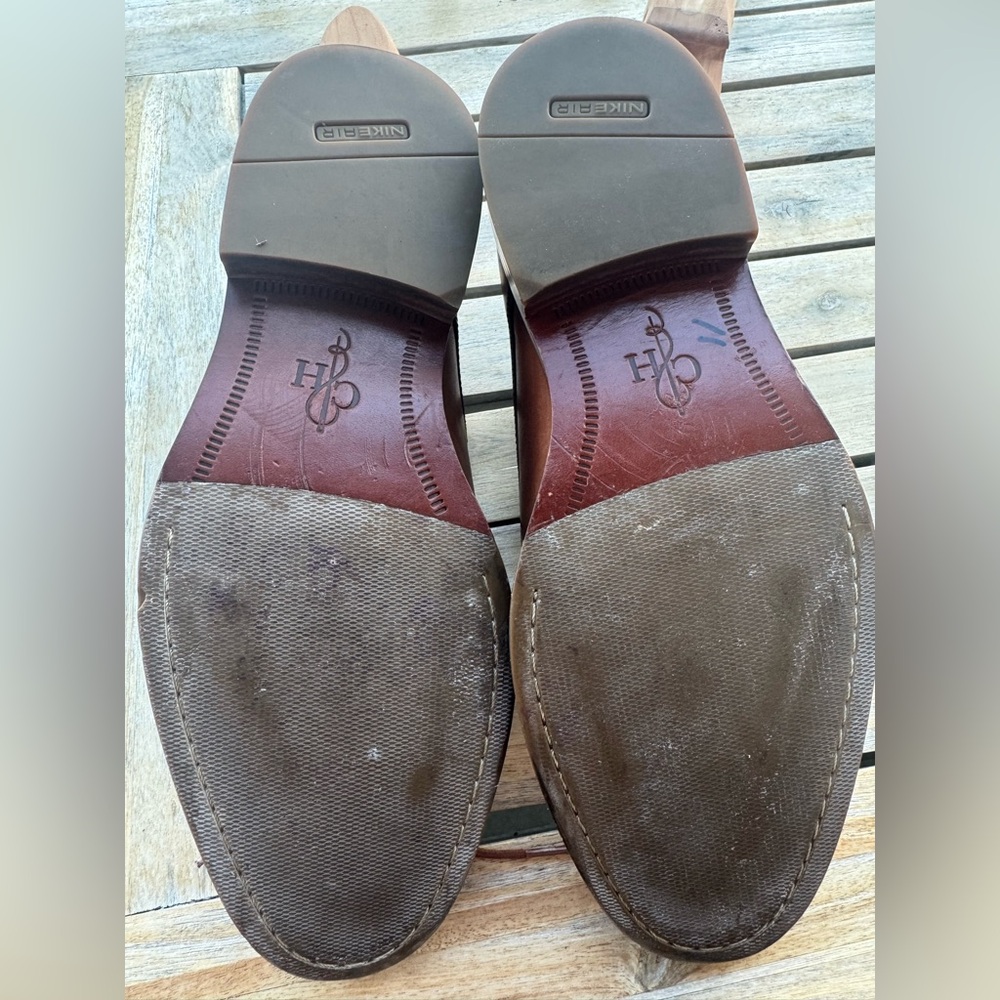 Cole Haan brown Leather Men's Oxfords - Picture 9 of 9